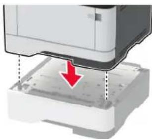 LEXMARK MX431 - Installation des tiroirs en option - 3