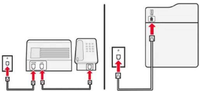 LEXMARK MX431 - Connecté à différentes prises murales - 2