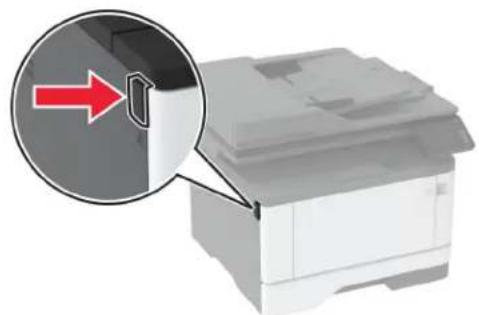 LEXMARK MX431 - Bourrage papier derrière la porte arriere - 1