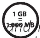 TrekStor Move BT - Information on the memory capacities indicated - 1