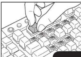 CORSAIR Gaming PBT - HOW TO INSTALL THE DS PBT KEYS INSTALLATION DES TOUCHES PBT DS - 1