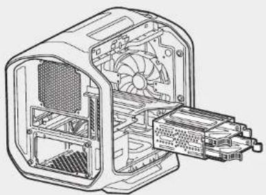 CORSAIR Graphite 380T - Installer un lecteur HDD 3.5" - 1
