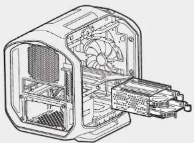 CORSAIR Graphite 380T - Instalación de la unidad HDD 3.5" - 1