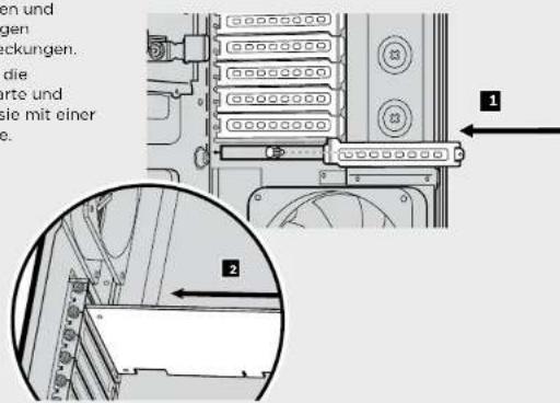 CORSAIR Carbide Clear 600C - Installation der PCI-E-/PCI-Karte(n) - 1