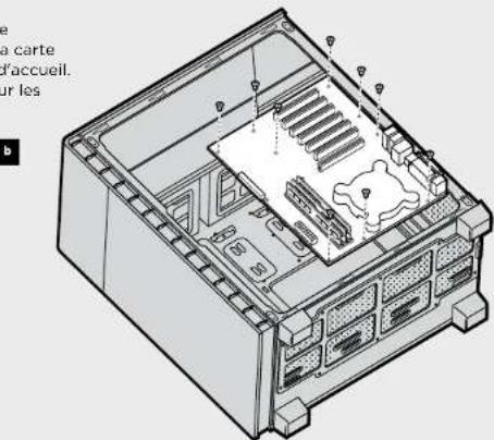 CORSAIR Carbide Clear 600C - Installation de la carte mère - 1