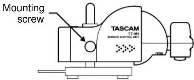 Mounting screw TASCAM TT-M1 Souch Control Unit