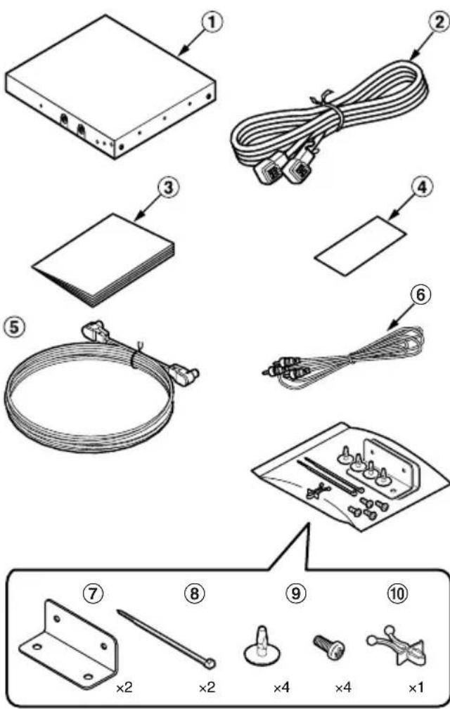 CLARION DVH940N - Lista de accesorios - 1