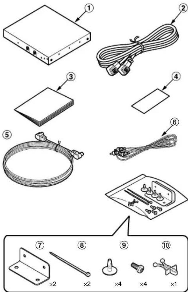 CLARION DVH940N - List of accessories - 1