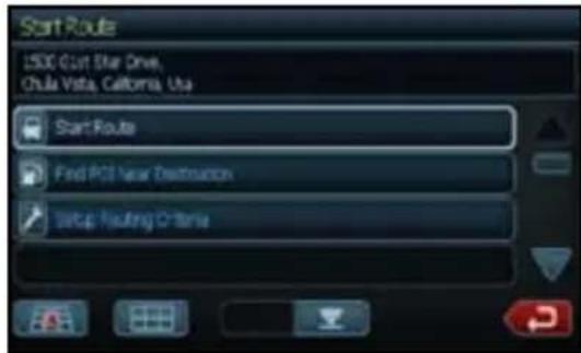 CLARION NX409 - Ruta a la dirección residencial - 3