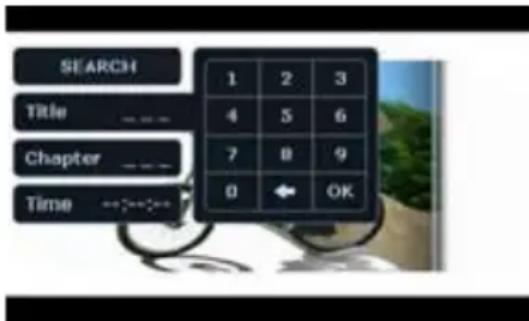 CLARION NX409 - Recherche à l'aide d'un numéro de chapitre/titre - 1
