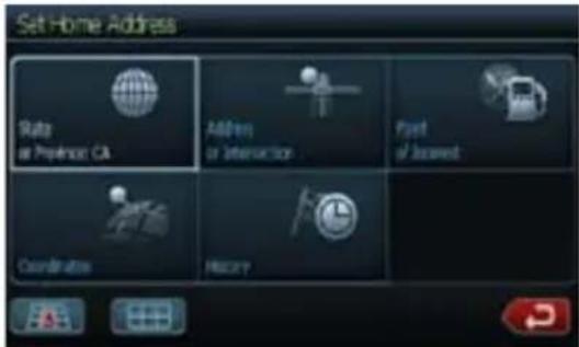 CLARION NX409 - Route to home address - 2