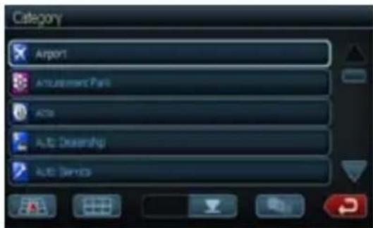 CLARION NX409 - Point of Interest Mode - 2