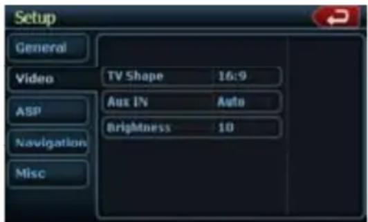 CLARION NX409 - Selecting DVD Set Up Menu - 1