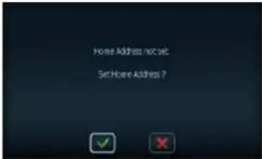 CLARION NX409 - Route to home address - 1