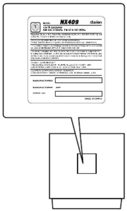 CLARION NX409 - ADVERTENCIA - 1