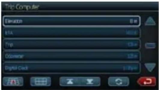 CLARION NX409 - Trip Computer Readings and Resets - 3