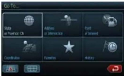 CLARION NX409 - Select the destination - 1