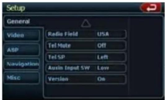 CLARION NX409 - Setup Operations - 2