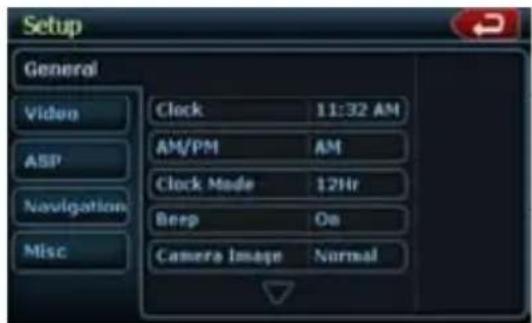 CLARION NX409 - Adjusting the Settings - 1