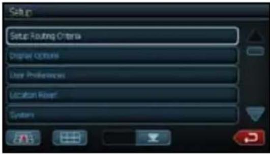 CLARION NX409 - Configuration des préférences - 1