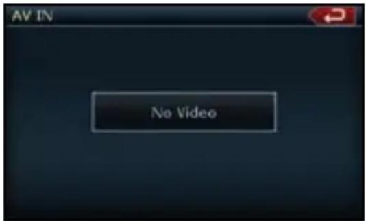 CLARION NX409 - Passage en mode AUX IN/AV IN - 1