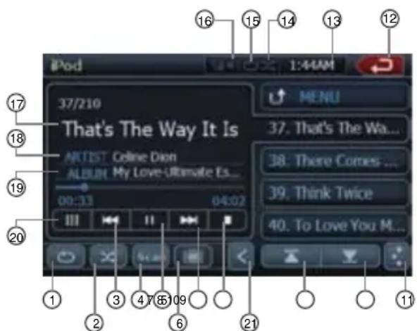 CLARION NZ409 - Operation keys - 1