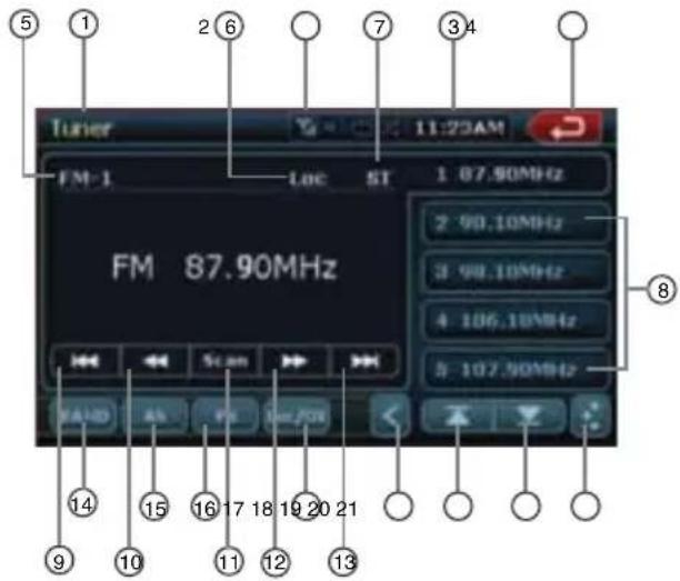 CLARION NZ409 - Listening to the Radio - 1