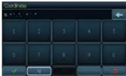 CLARION NZ409 - Coordinates Mode - 1