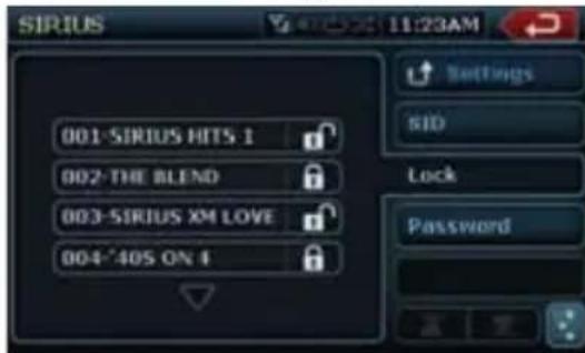 CLARION NZ409 - Parental Controls Lock Channels - 1