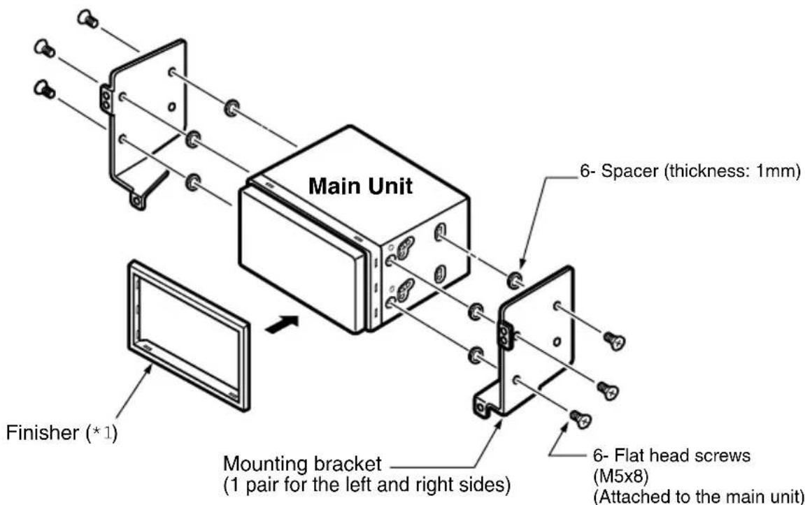 CLARION NZ409 - Installing the Main Unit - 3