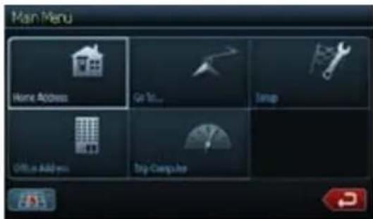 CLARION NZ409 - Main Menu Screen Operations - 1