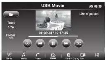CLARION FX508 - 08.-FONCTIONNEMENT DES FICHIERS PHOTO SUR CLE USB (suite) - 1