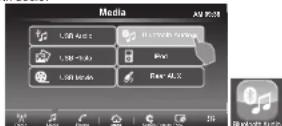 CLARION FX508 - Entrar al Modo Bluetooth Audio - 1