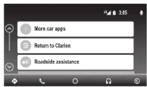 CLARION FX508 - Exit from Android AutoMode - 1