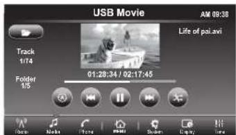 CLARION FX508 - 08.- OPERATION DE ARCHIVO DE VIDEO POR USB (Cont.) - 1