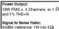 CLARION M606 - Note: - 1