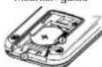 CLARION M606 - Inserting the Battery - 2