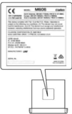 CLARION M606 - AVERTISSEMENT - 1