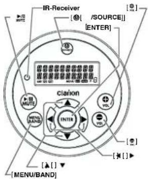 CLARION M606 - Note: - 1