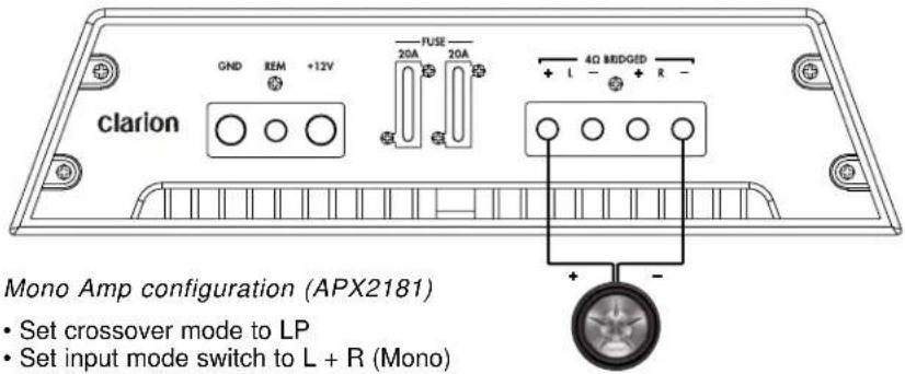 CLARION APX2181 - Applications - 1
