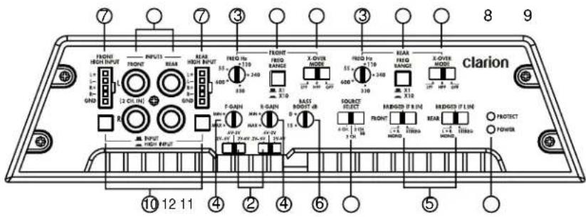 CLARION APX2181 - CONTROLES - 2