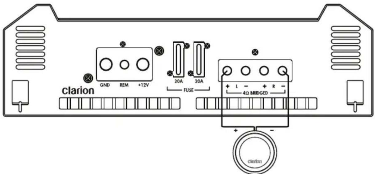 CLARION XH7110 - Système de haut-parleur sous-basses mono (XH5210 et XH5410) - 1