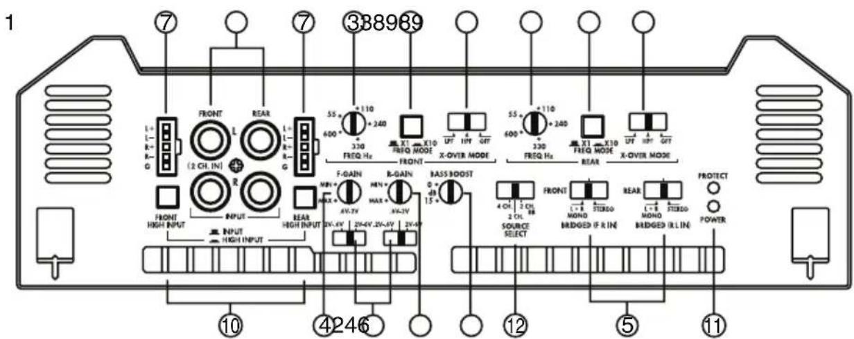 CLARION XH7110 - 3.CONTROLES - 2