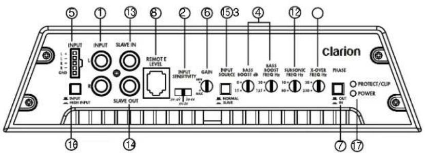 CLARION DPX1851 - CONTROLS - 7
