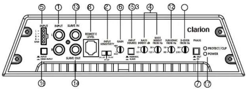 CLARION DPX1851 - CONTRÔLES - 4
