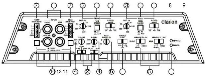 CLARION DPX1851 - CONTROLS - 4