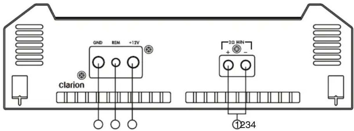 CLARION XH5210 - Grounding the amplifier - 3