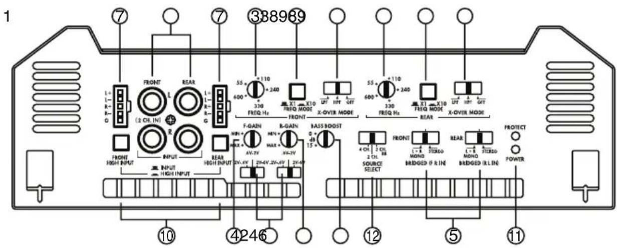 CLARION XH5210 - 3.CONTROLES - 2