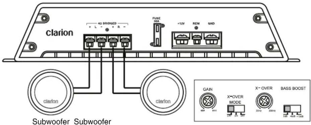 CLARION XR2110 - Sistema de alta potencia de dos canales - 1