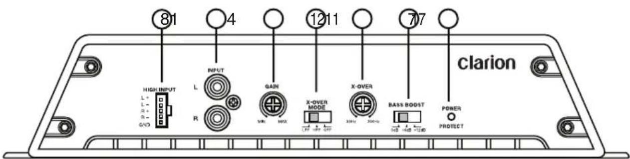 CLARION XR2110 - CONTROLS - 3